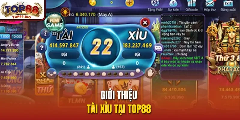 Giới thiệu tài xỉu tại top88 