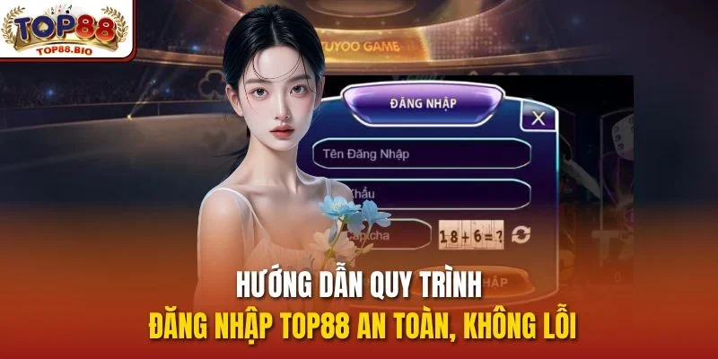 Hướng dẫn quy trình Đăng nhập top88 an toàn, không lỗi