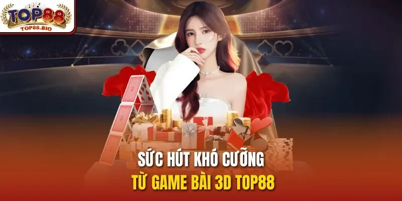 Sức hút khó cưỡng từ game bài 3D top88